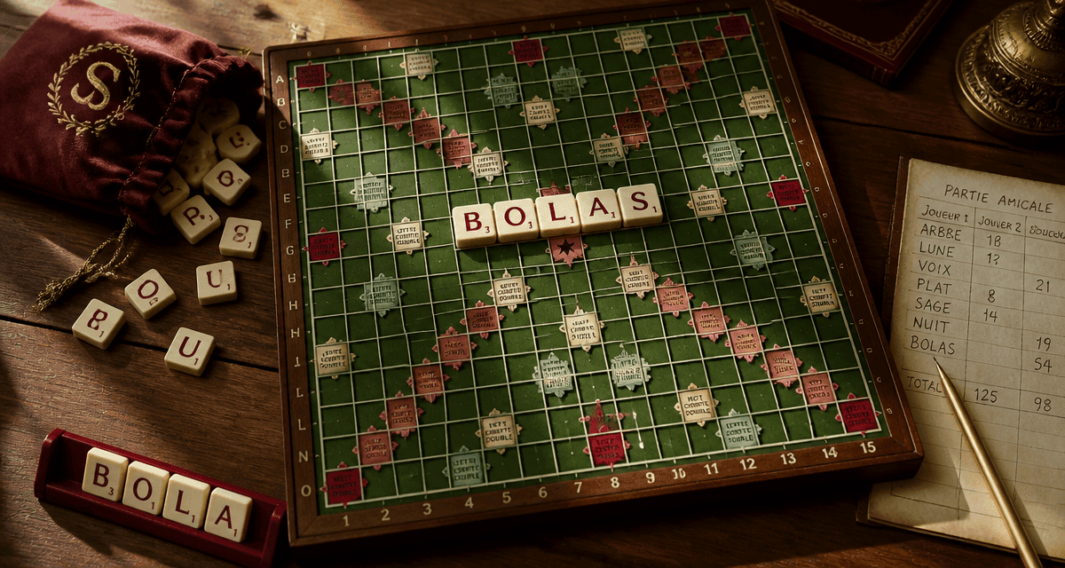 Bola scrabble mot refusé sur plateau