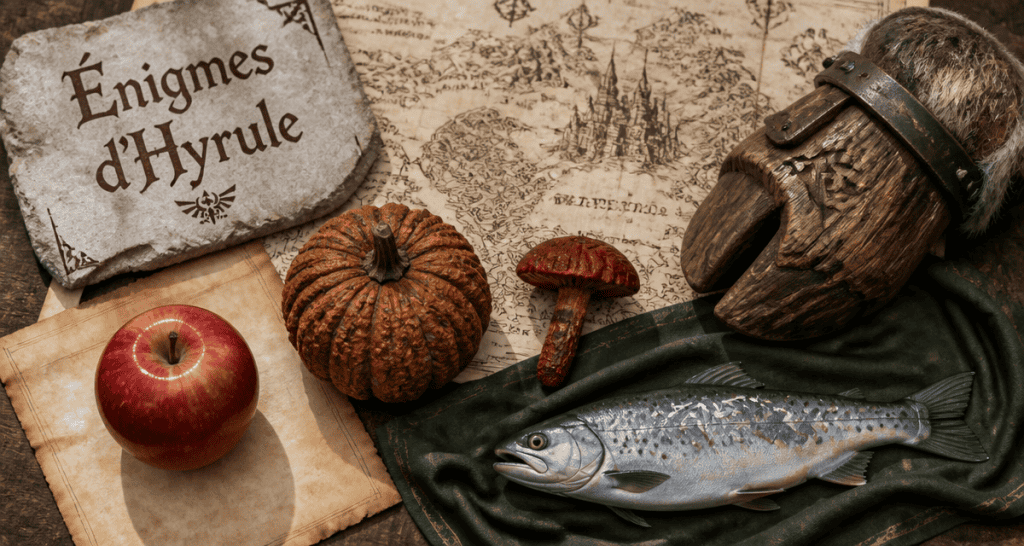 Objets de quête les enigme d'hyrule sur carte