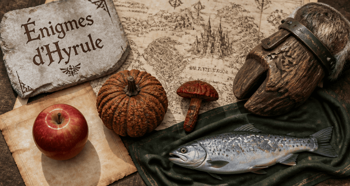 Objets de quête les enigme d'hyrule sur carte