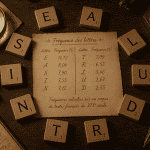 lettre les plus utilisées en français tuiles scrabble