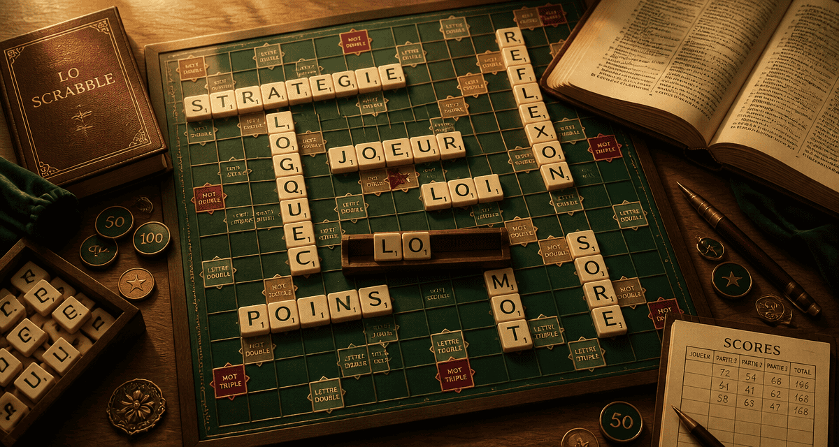 lo scrabble lettres l o sur plateau avec alternatives