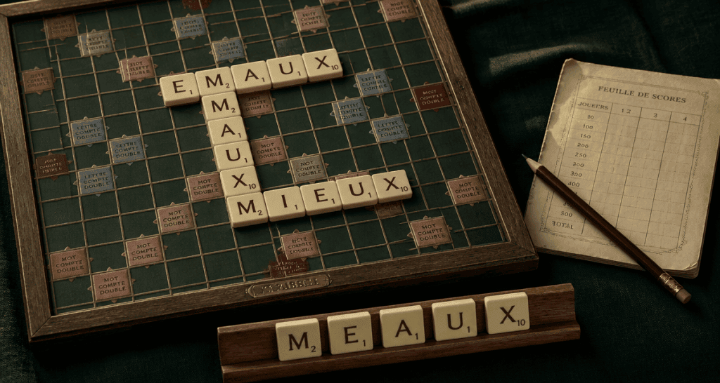 Plateau Scrabble avec Meaux et alternatives
