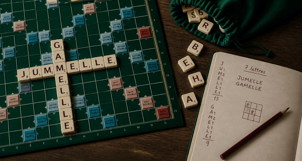 partie de melle scrabble avec jumelle gamelle