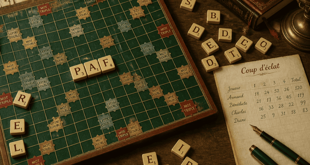 mot paf scrabble tuiles bois