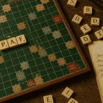 mot paf scrabble tuiles bois