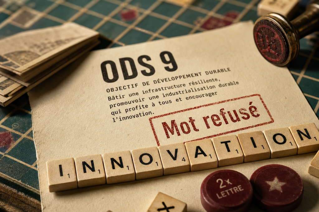 Fay scrabble refusé ODS 9, tampon rouge mot refusé