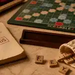 Fey scrabble : lettres FEY sur plateau, ODS refusé