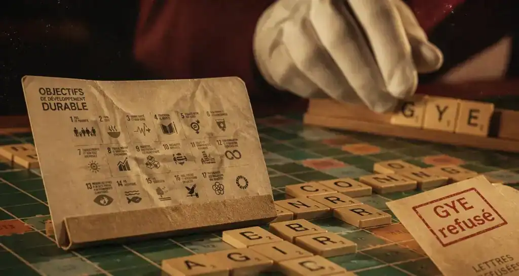 gye scrabble refusé, lettres retirées sur plateau