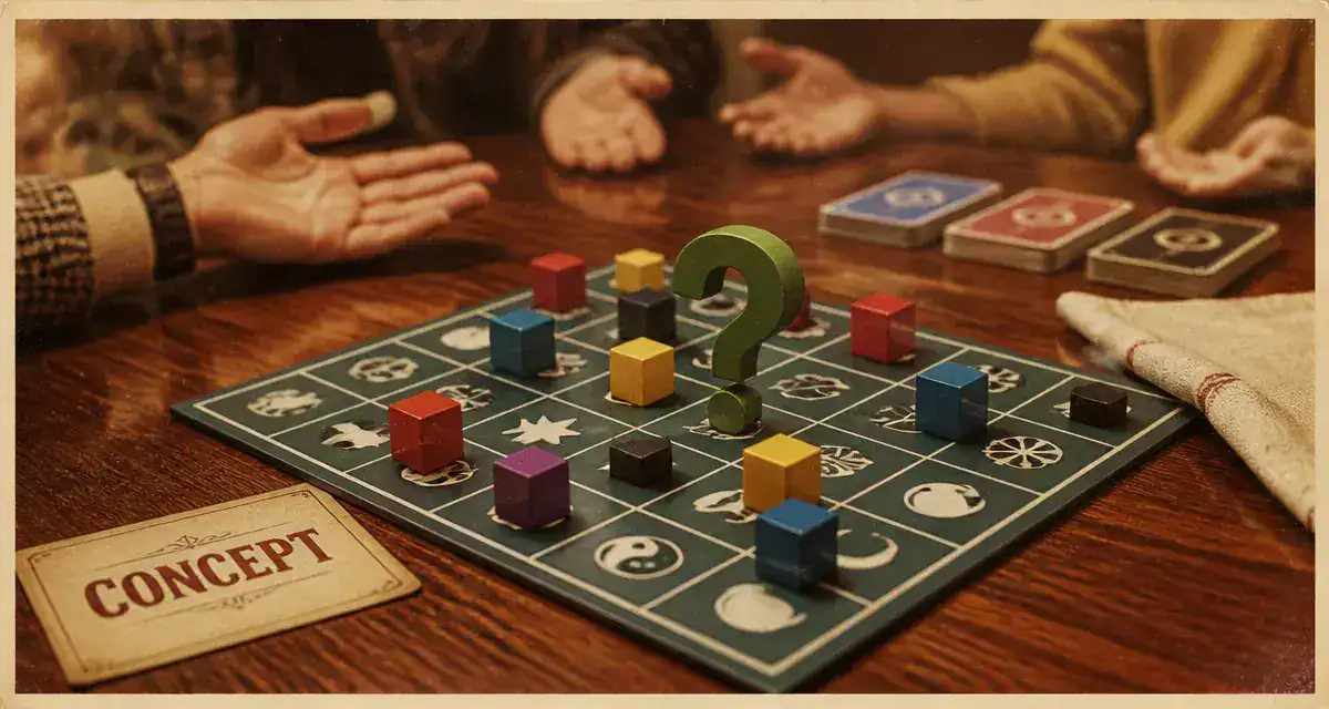 Jeu concept : deviner sans parler avec des images