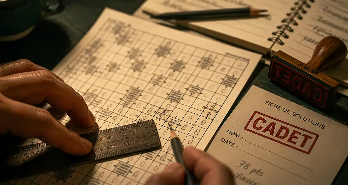 Sportif en herbe en 5 lettres : CADET sur grille de mots fléchés