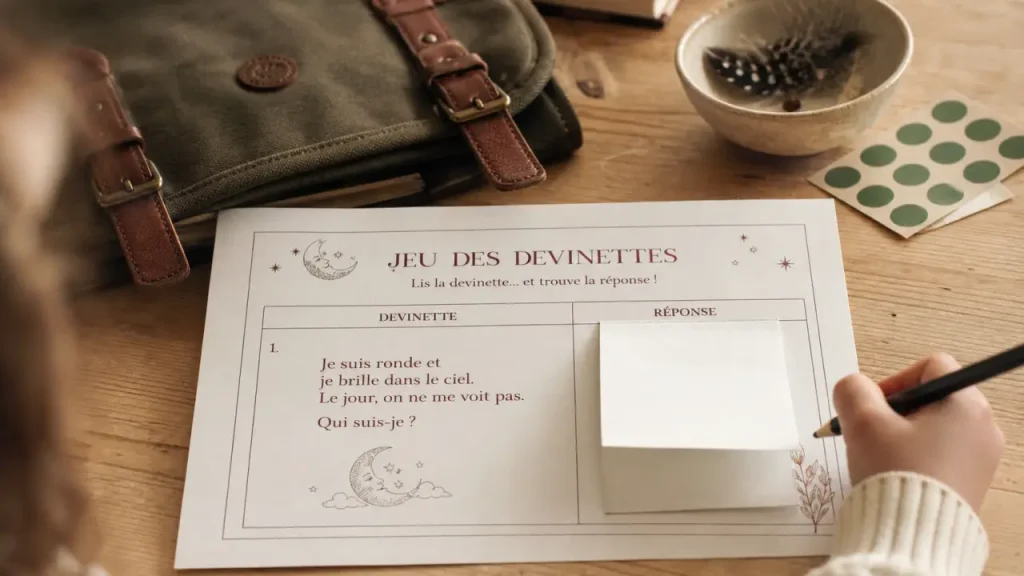 30 devinettes faciles pour 6 ans, avec réponses immédiates et pièges à éviter