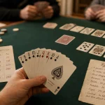 Belote règles officielles : distribution et jeu des cartes