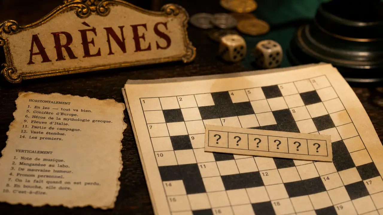 Cercles de jeux 6 lettres : ARÈNES