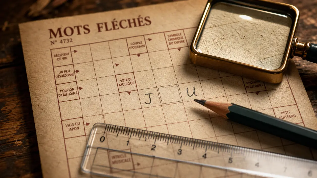 Jeu de jeux 3 lettres pour mots fléchés, solution