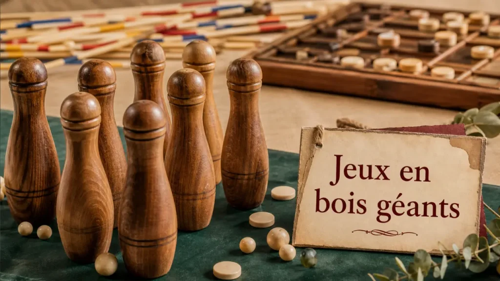 Jeux en bois géants : comment choisir les modèles adaptés à vos événements