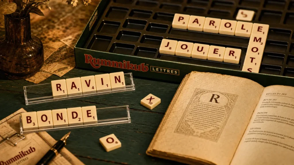 Rummikub Lettres : 7 lettres en main, des mots à poser et les pièges à éviter