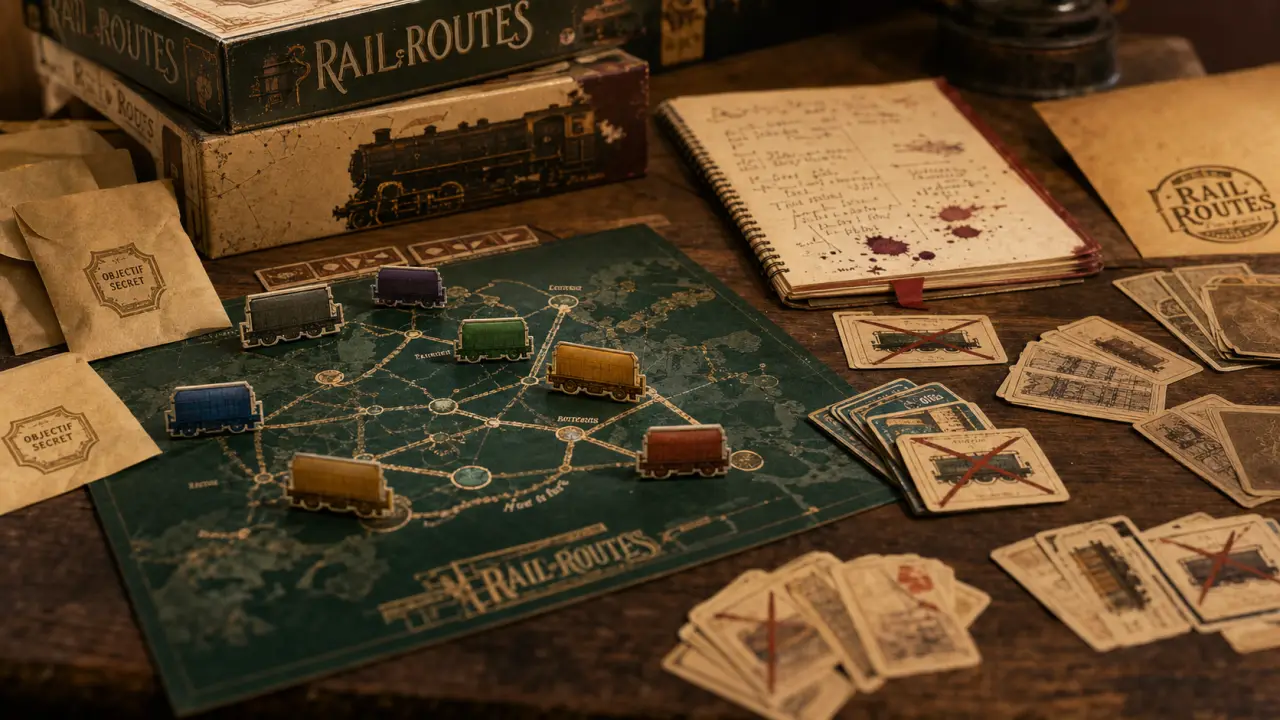 Les aventuriers du rail : USA, Europe ou extension, table et plate de jeu