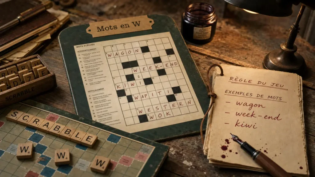 Mots français avec W : courants, rares et utiles pour les jeux de lettres