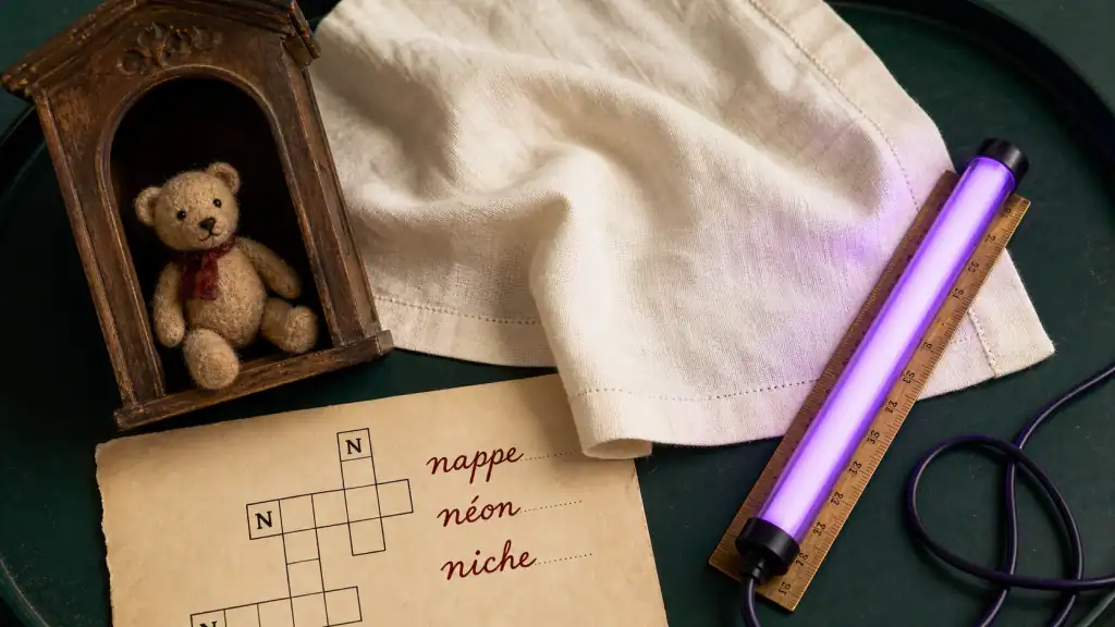 objet en n : mots sûrs, rares, défendables pour le Petit Bac