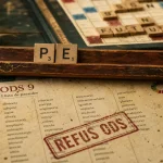 Pe scrabble refusé par ODS 9, lettres P et E prêtes à jouer