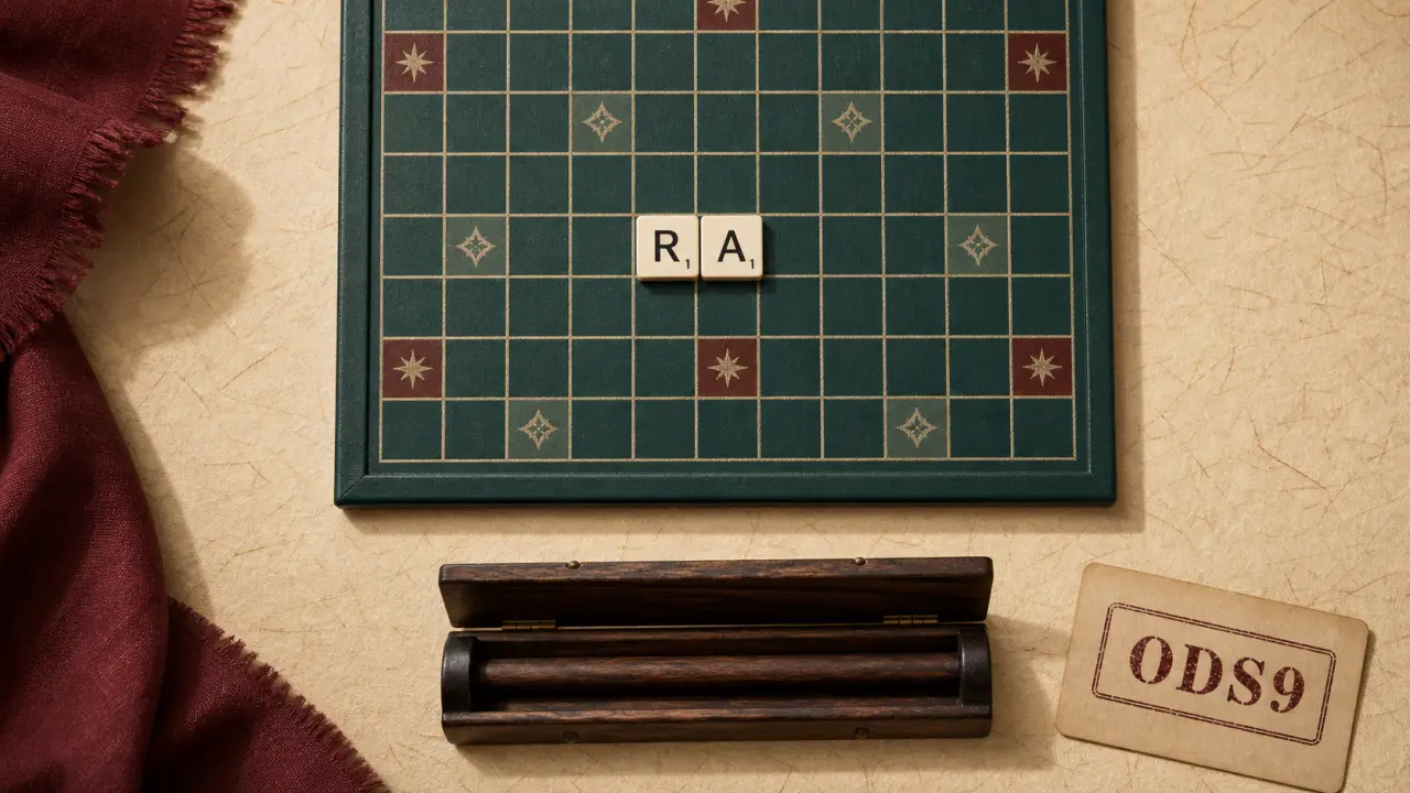 RA scrabble en ODS9 : 2 points