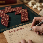 Règle du jeu triomino : pose des tuiles et comptage des points