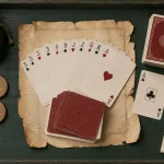 Règles du rami : 13 cartes, 51 points et joker sur table de cartes