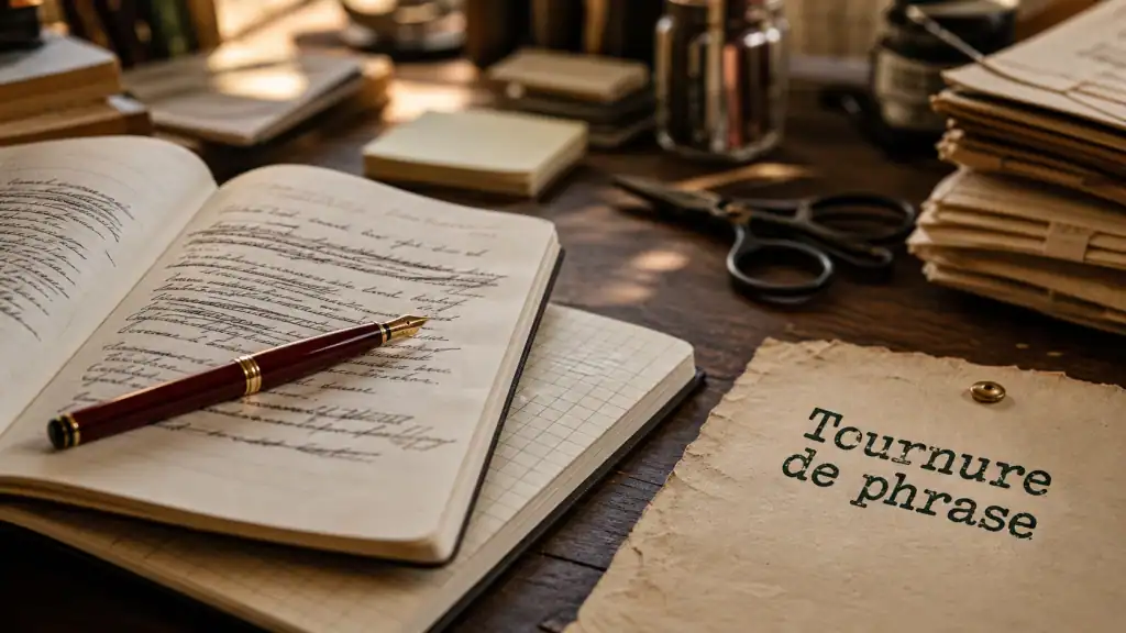 Tournur de phrase : carnet, mots raturés, éviter les formulations minimisantes