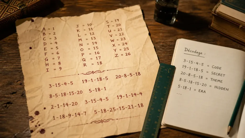 A=1 ou A=0 ? Les variantes qui changent tout dans l’alphabet chiffré