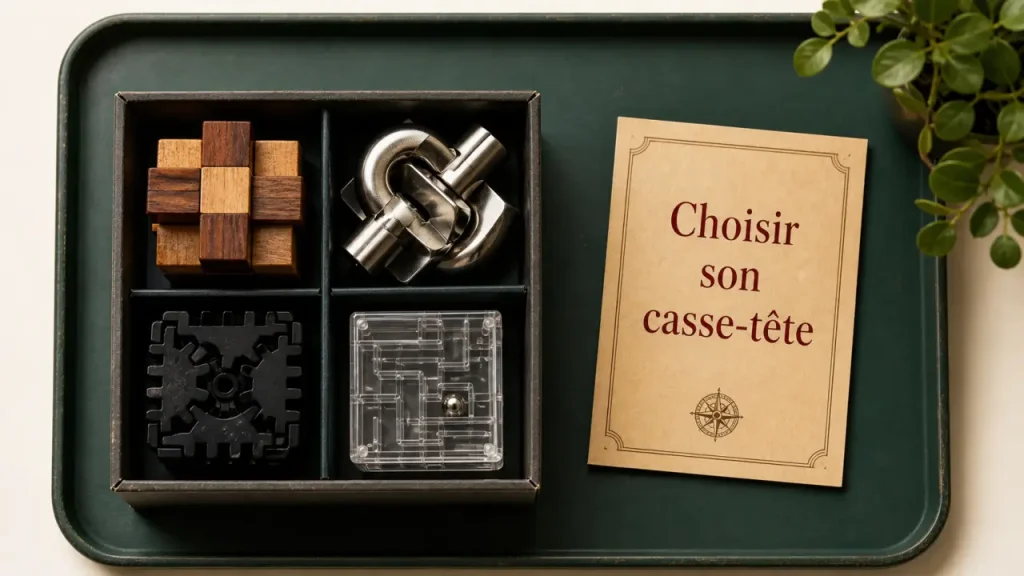 Bois, métal ou labyrinthe 3D : quel casse-tête jeux de réflexion choisir ?