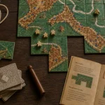 Plateau Carcassonne jeux de société : 2 à 5 joueurs, ville et route