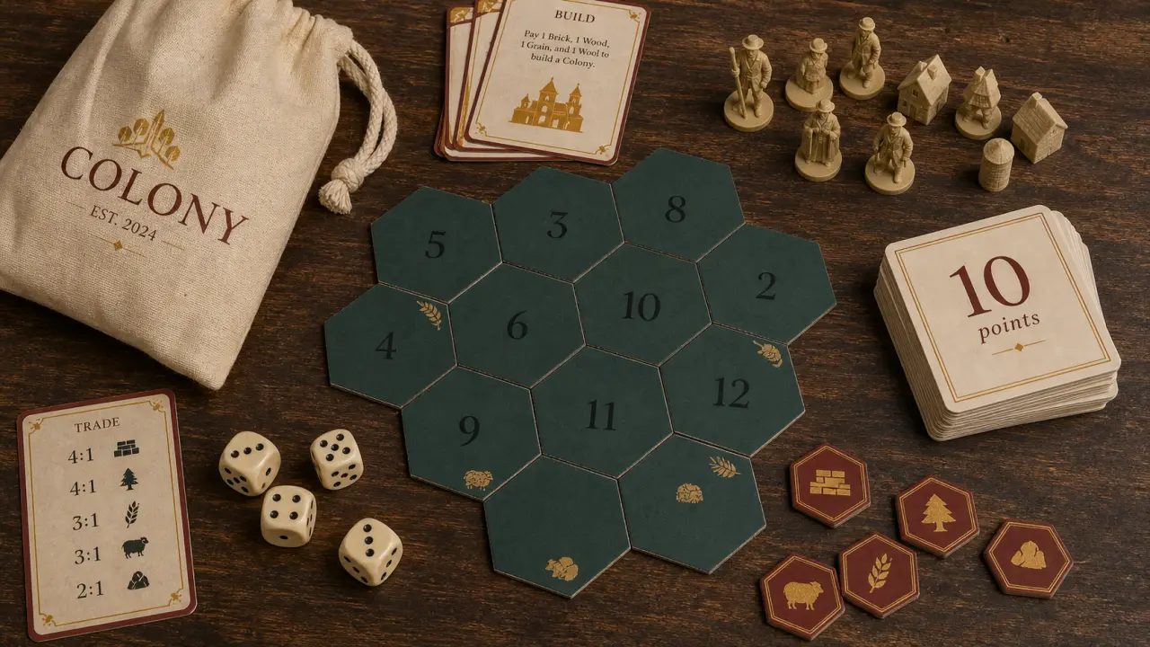 Catan : plateau modulable, négociation et extensions pour viser 10 points