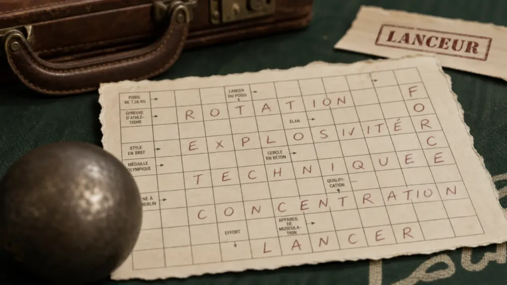 Il peut faire le poids aux jeux en 7 lettres : pourquoi LANCEUR s’impose