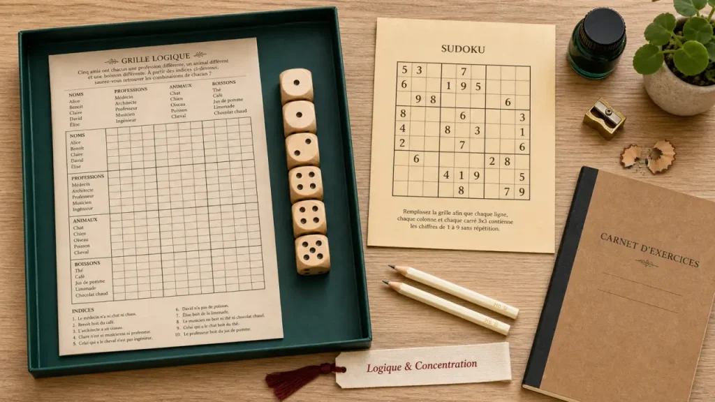 Jeux de réflexion et de logique : choisir entre solo, famille, voyage et en ligne
