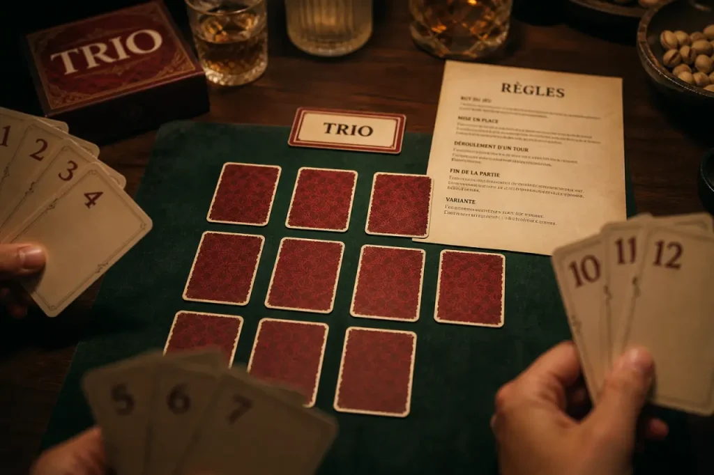 Trio, le jeu de société de déduction où le trio de 7 peut tout changer