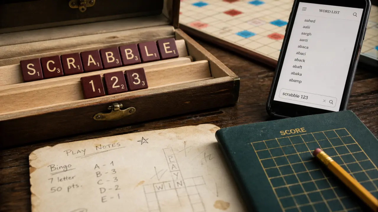 Scrabble 123 : vérifier un mot avant de le poser