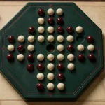 Solution solitaire bille 37 trous : trou central vide qui bloque la victoire