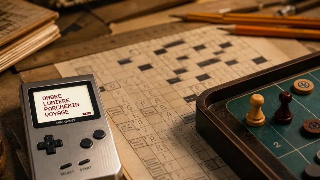 CONSOLE ou PLATEAU : la bonne réponse pour « support de jeux » en 7 lettres