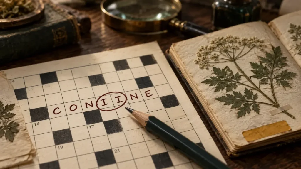 CONIINE en 7 lettres : la solution à confirmer avec vos croisements