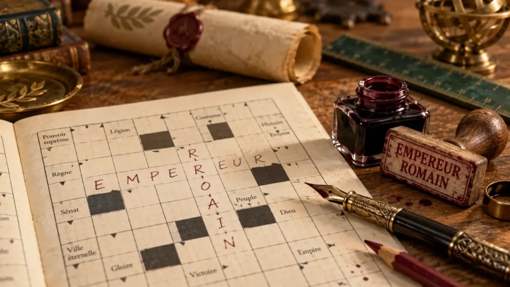 Empereur romain en mots fléchés : les réponses classées de 5 à 10 lettres