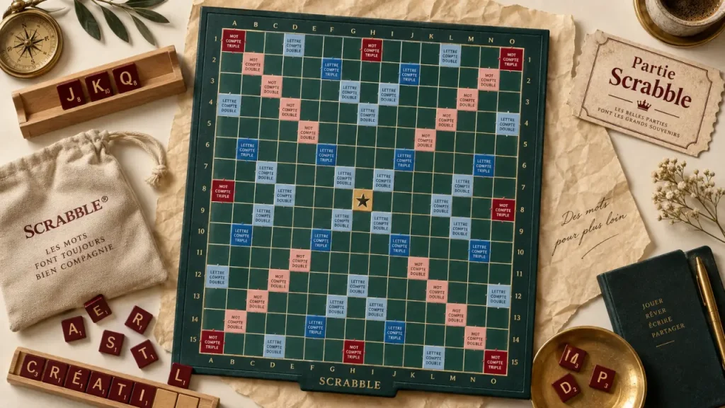 Jouez au Scrabble gratuit contre l’ordinateur sur ClicMouse, avec 5 niveaux pour progresser