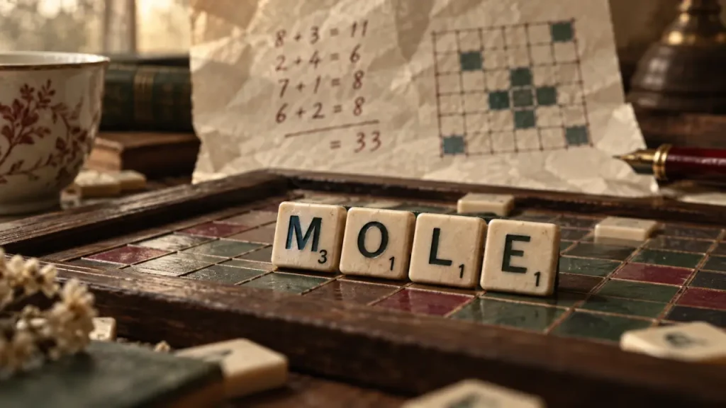 MOLE vaut 5 points au Scrabble, avec trois sens à distinguer