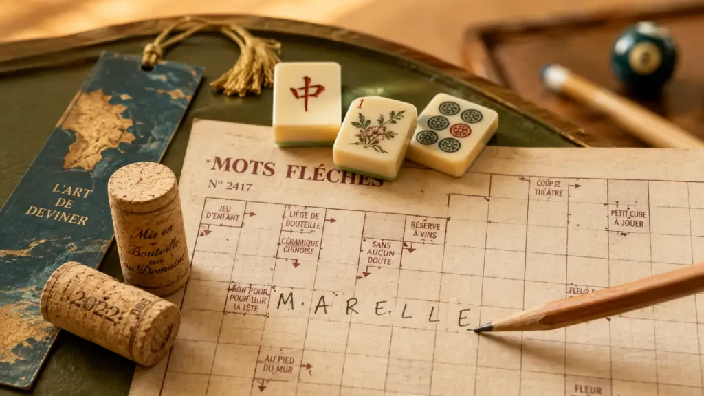 Marelle, mahjong ou billard : le bon nom de jeu en 7 lettres selon la grille