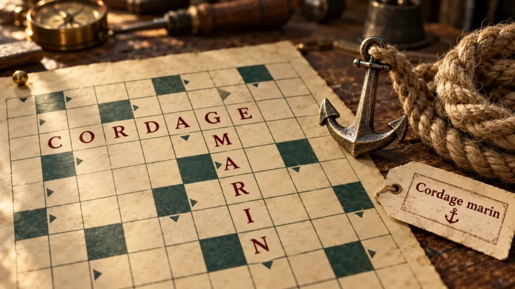 Cordage marin aux mots fléchés : du filin à l’aussière, trouvez le bon nombre de lettres