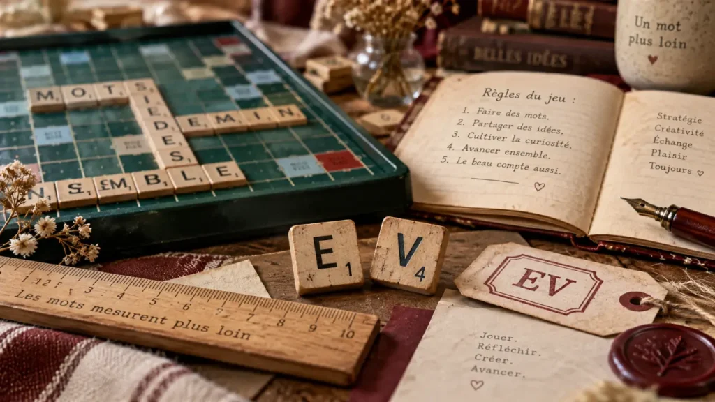 EV est invalide au Scrabble, malgré ses 5 points théoriques