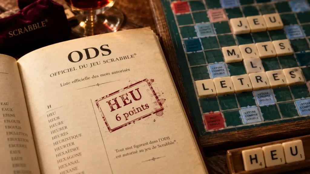 HEU au Scrabble : est-il valide, combien rapporte-t-il et quelles sont ses anagrammes ?