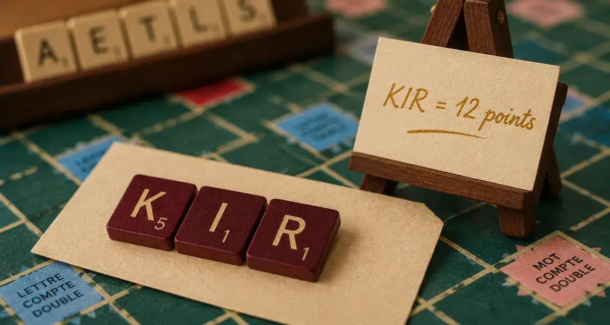 Kir scrabble : 12 points, pluriel KIRS