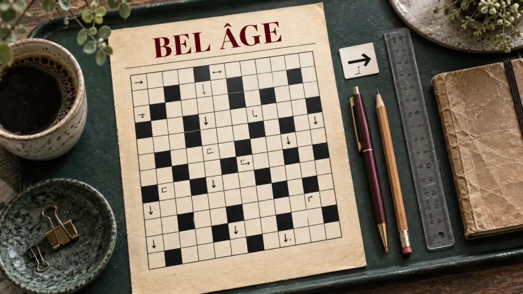 Mots fléchés Bel Âge : accéder aux grilles et résoudre l’indice « BEL ÂGE »