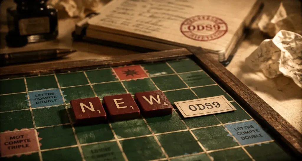 NEW au Scrabble : 12 points, mais l’ODS9 tranche sa validité