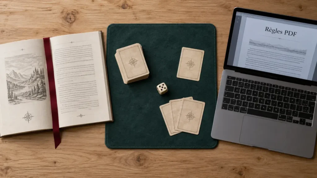 Retrouver une règle de jeu de société en PDF : vérifier la langue, l’édition et l’extension